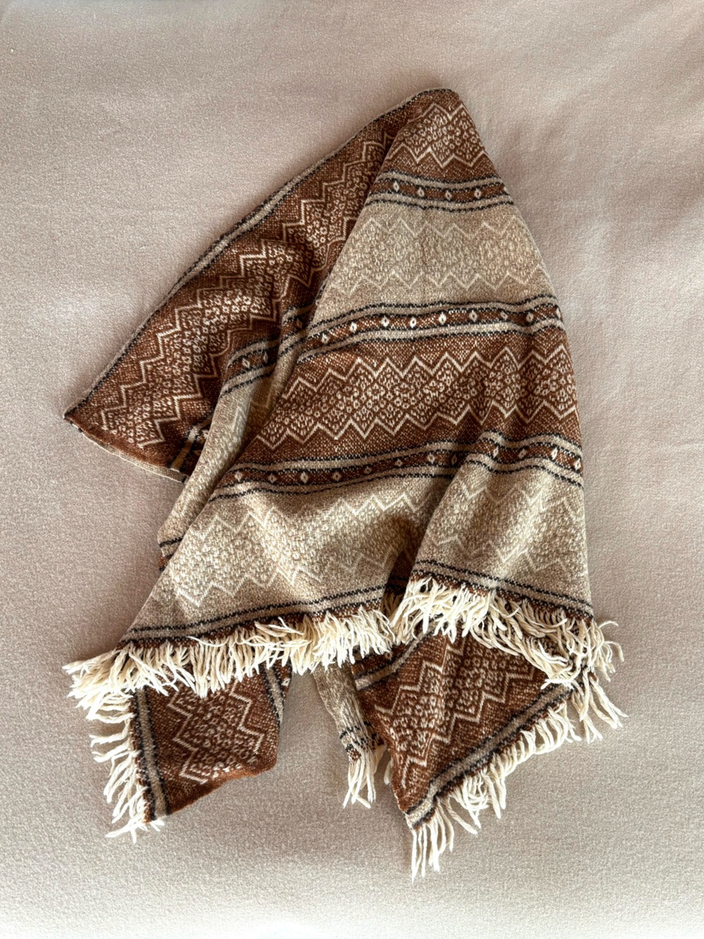 Vintage Southwestern Wool Blanket